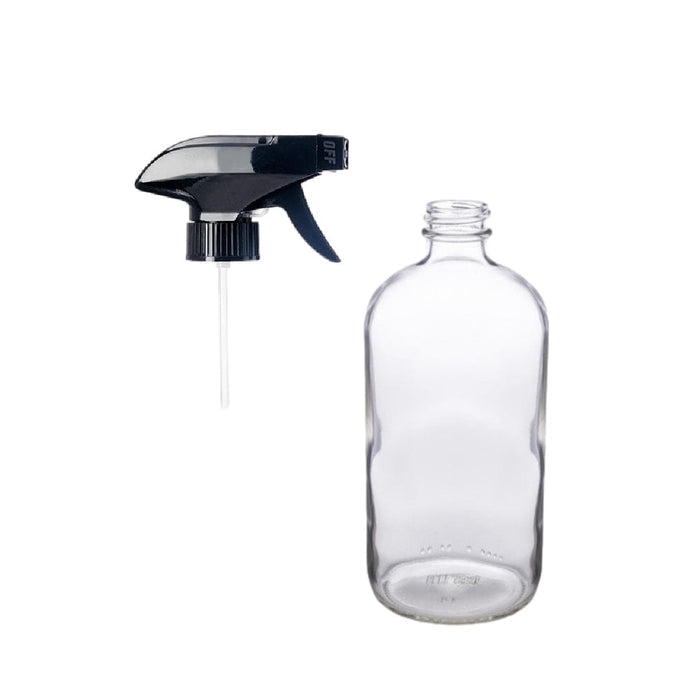 16 oz Clear Glass Bottle w/ Trigger Sprayer at Your Oil Tools