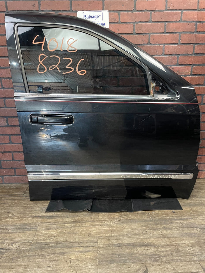 2008-2010 JEEP GRAND CHEROKEE PASSENGER FR RIGHT FRONT DOOR Brilliant Black-PXR