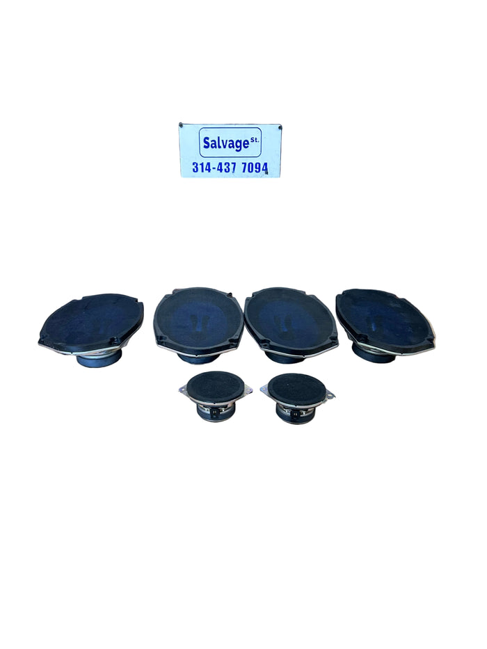 2009-2026 Mopar Dodge Chrysler Ram Jeep Front Rear Speaker Set of 6 OEM *TESTED*