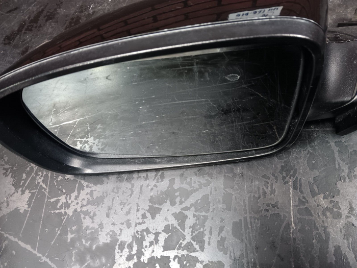 2011-2014 Dodge Charger Driver Left Hand Side Door Mirror Black SCRATCHES