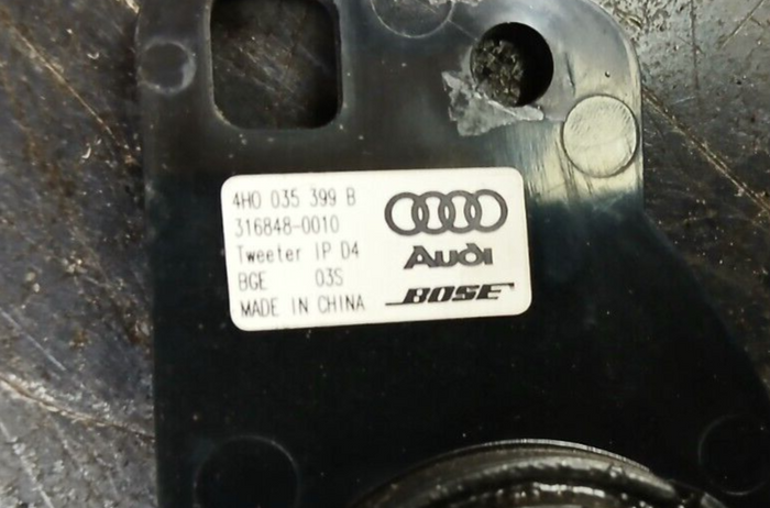 2011-2018 Audi A8 A7 A6 Quattro S8 S7 S6 RS7 Tweeter Speaker Set 4h0 035 399 b