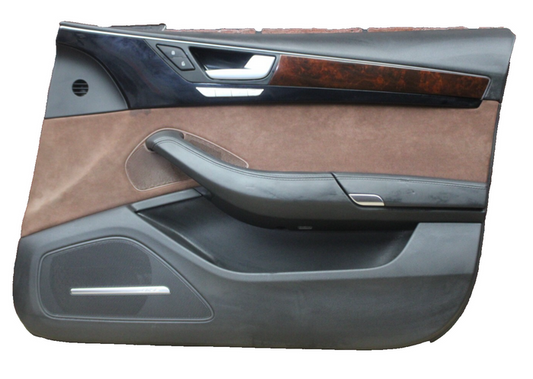 2011-2018 AUDI A8 A8L S8 INTERIOR FRONT RIGHT PASSENGER SIDE DOOR PANEL TRIM OEM