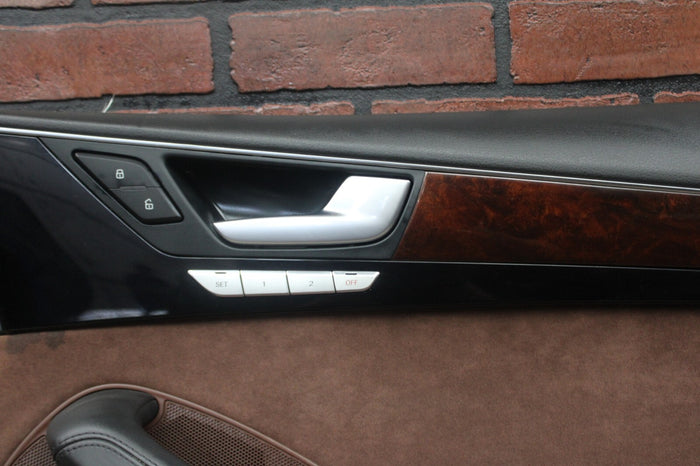 2011-2018 AUDI A8 A8L S8 INTERIOR FRONT RIGHT PASSENGER SIDE DOOR PANEL TRIM OEM