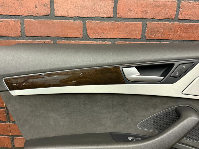 2011-2018 AUDI A8 D4 QUATTRO Rear Door Trim Panel Cover Driver Left Brushed OEM