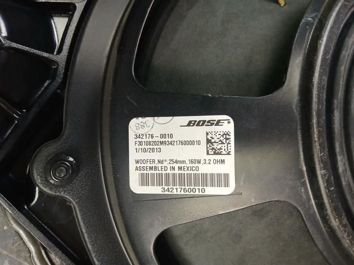 2012-2018 Audi A8 Quattro S8 Bose Subwoofer Sound Audio Speaker 4h1 035 481