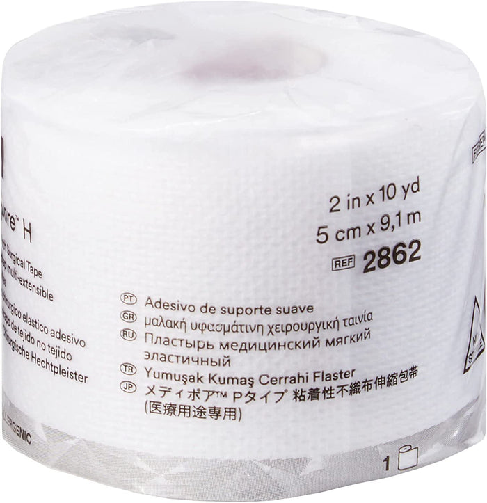 3M Medipore Soft Cloth Surgical Tape - 2" x 10 yds 2862 Ea