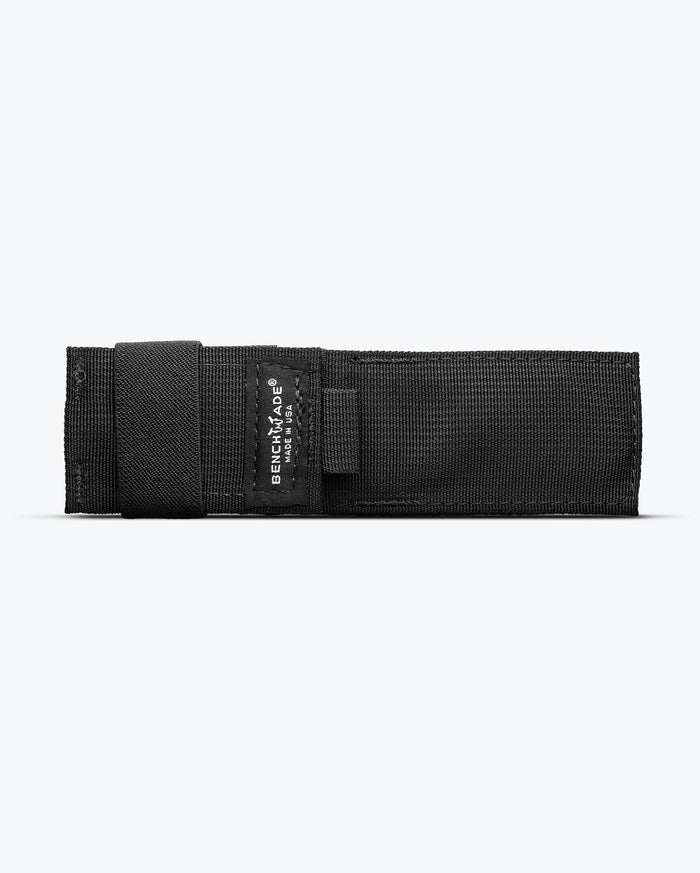 Black Tactical Nylon Sheath with MOLLE Compatibility - Front View | Benchmade Knife Co.