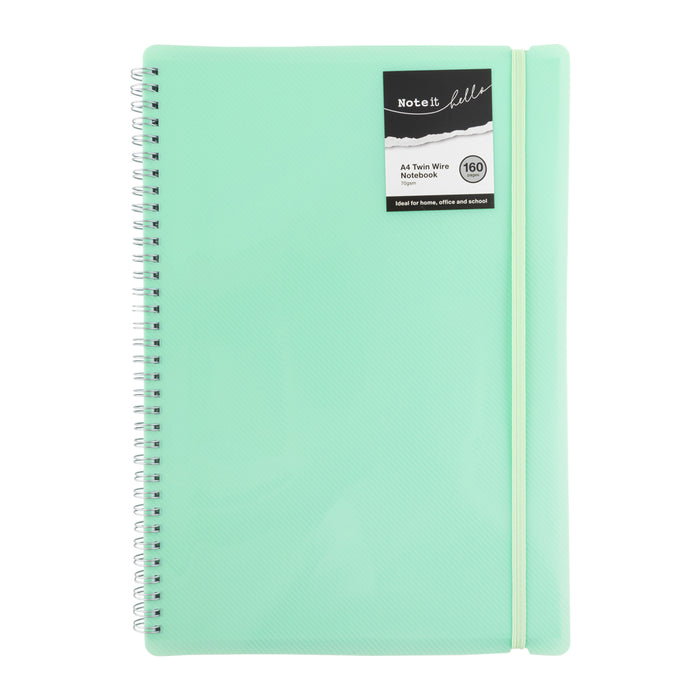 A4 Twin Wire Notebook 160 Pages