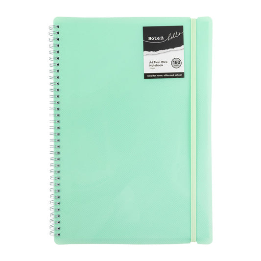 A4 Twin Wire Notebook 160 Pages
