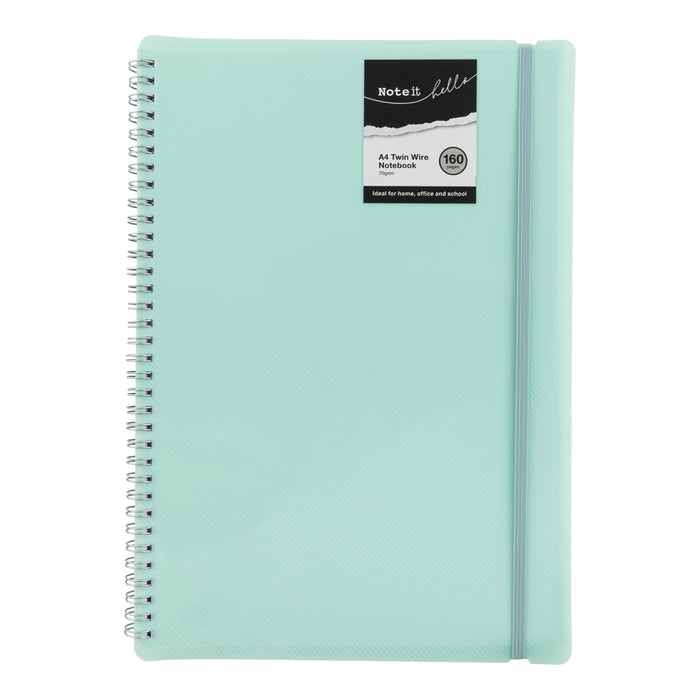 A4 Twin Wire Notebook 160 Pages