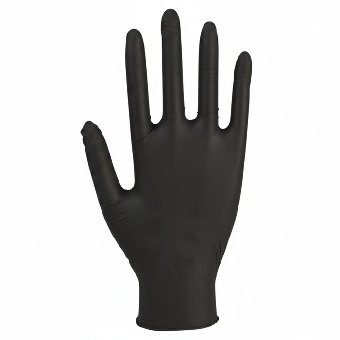 Abena Classic nitrile siyah pudrasız eldiven S 100'lü