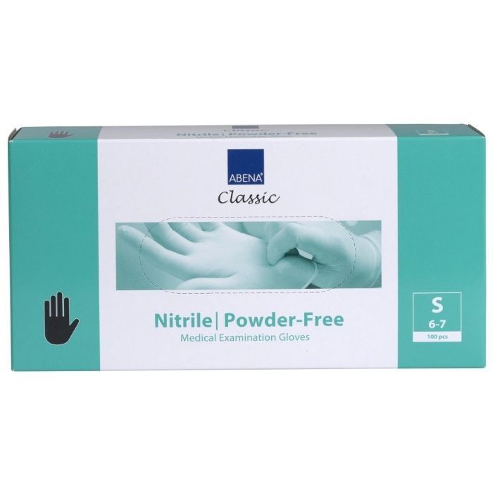 Abena Classic Nitrile Siyah Eldiven S 100'lü