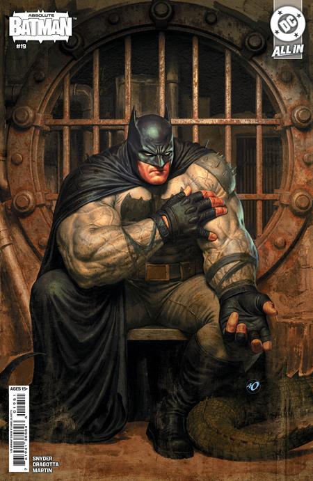 ABSOLUTE BATMAN #19 CVR E INC 1:25 ARIEL OLIVETTI CARD STOCK VAR