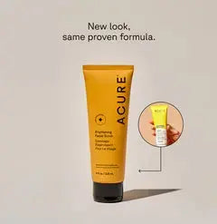 ACURE Brightening Skincare Duo Bundle Facial Scrub & Body Scrub - DOKAN