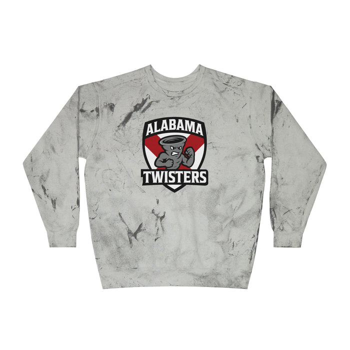 Alabama Twisters Logo Crewneck Sweatshirt — Marble Dye Pullover