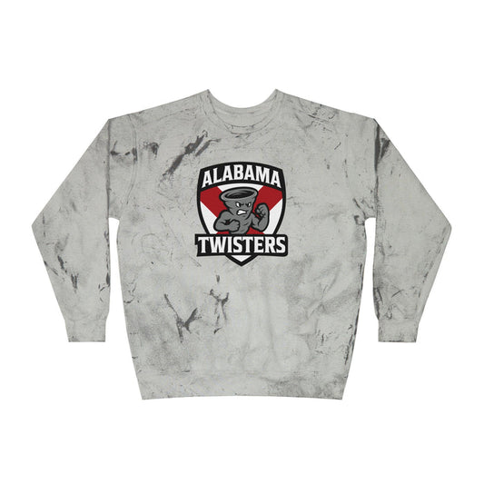 Alabama Twisters Logo Crewneck Sweatshirt — Marble Dye Pullover