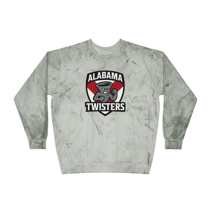 Alabama Twisters Logo Crewneck Sweatshirt — Marble Dye Pullover