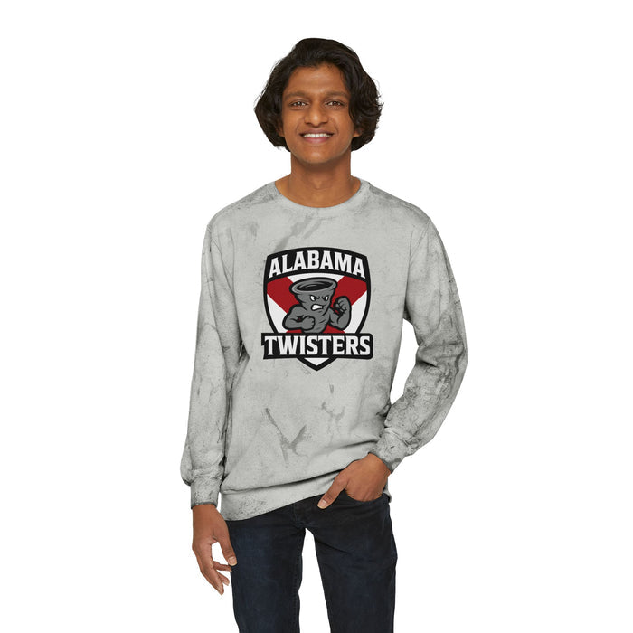 Alabama Twisters Logo Crewneck Sweatshirt — Marble Dye Pullover