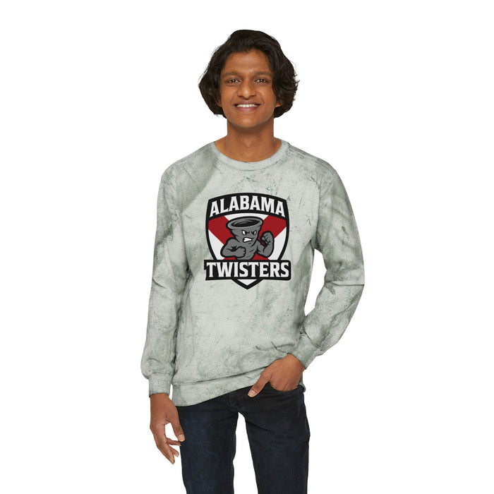 Alabama Twisters Logo Crewneck Sweatshirt — Marble Dye Pullover