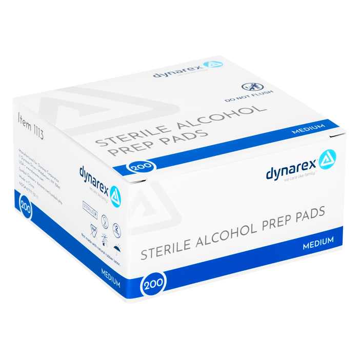 Alcohol Wipes Prep Pads Medium 200/box
