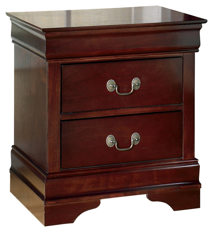 Alisdair B376-92 Dark Brown Two Drawer Night Stand