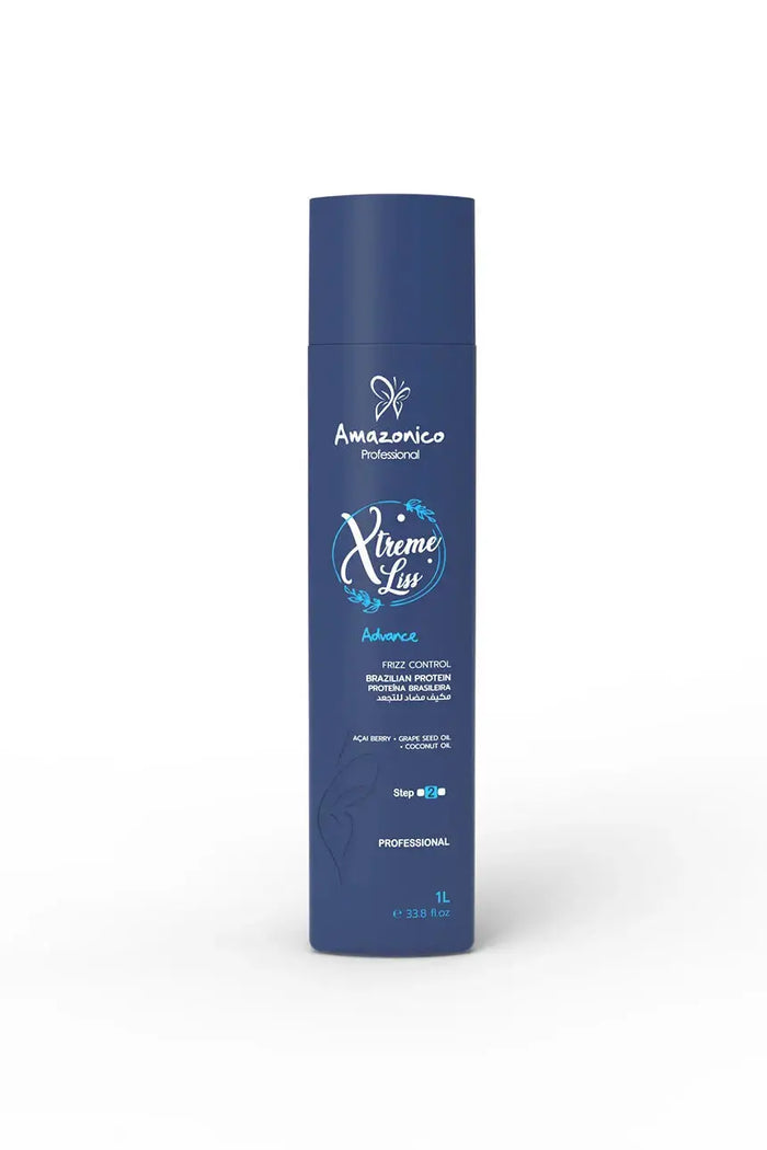 Amazonico Professional Xtreme Liss Advance Brazilian Protein Hair Treatment Set (1L + 2 x 400ml shampoo & Conditioner) - DOKAN