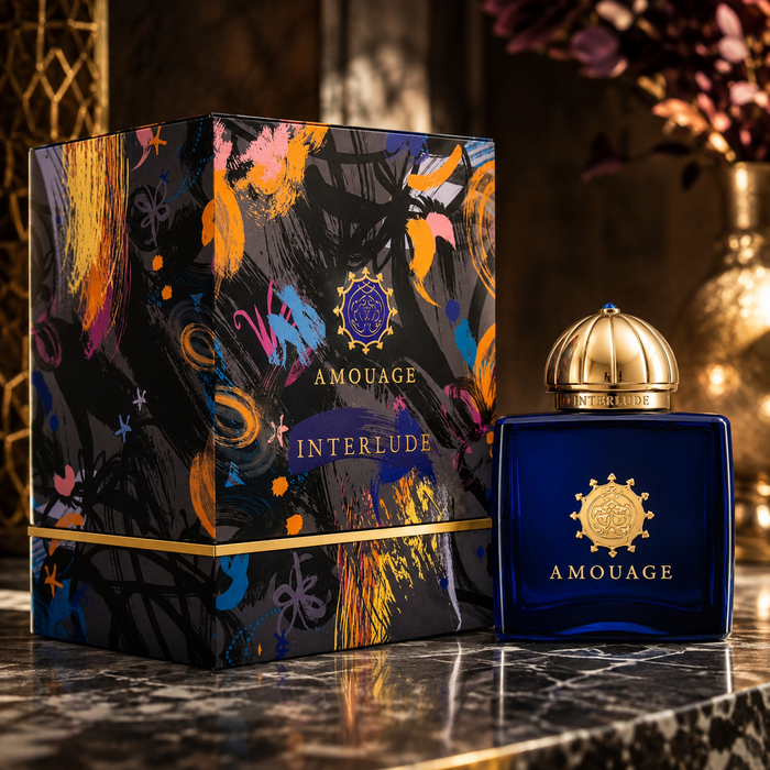 Amouage Interlude Man Eau de Parfum luxury amber woody fragrance for men