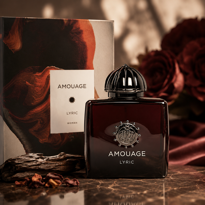 Amouage Lyric Woman Eau de Parfum luxury rose and spicy floral perfume