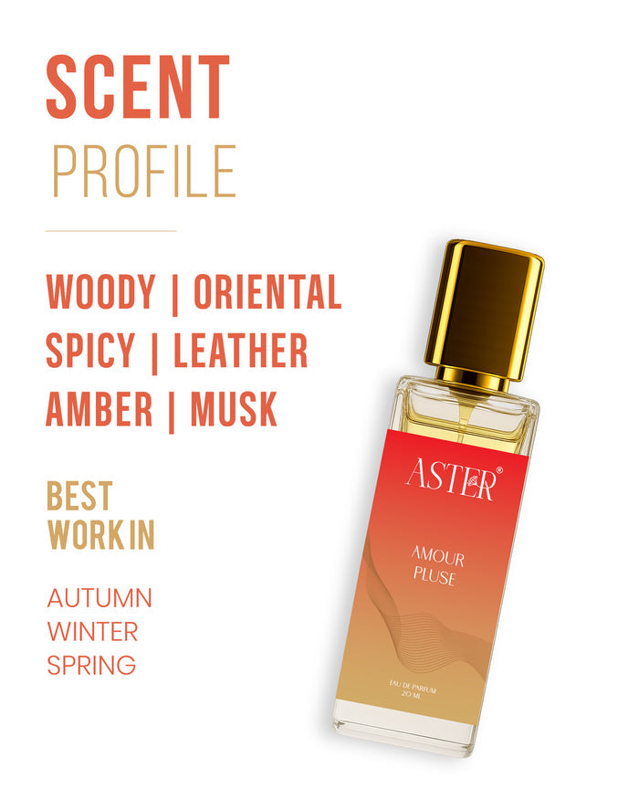Amour Pluse EDP for Oud 20ml perfume bottle