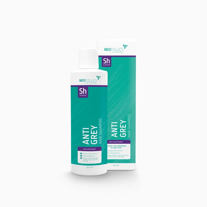 Anti Grey Hair Shampoo product packaging