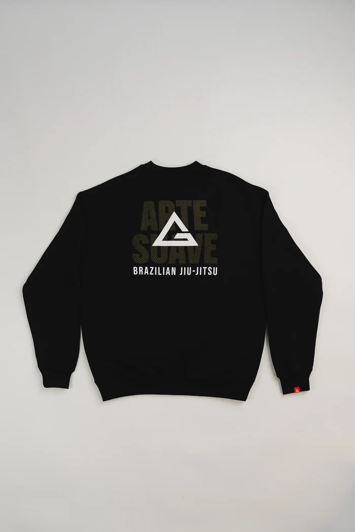 Arte Suave V2 Mens Crewneck - Black