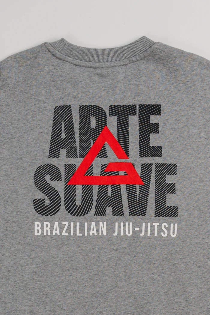 Arte Suave V2 Mens Crewneck - Grey