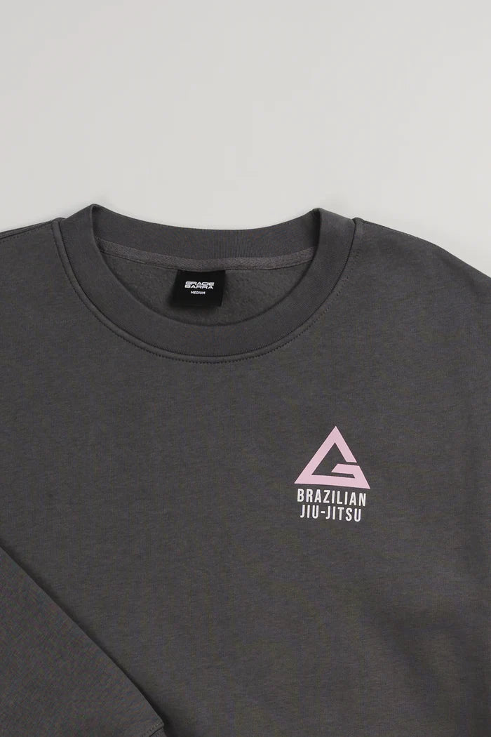 Arte Suave V2 Womens Crewneck - Grey
