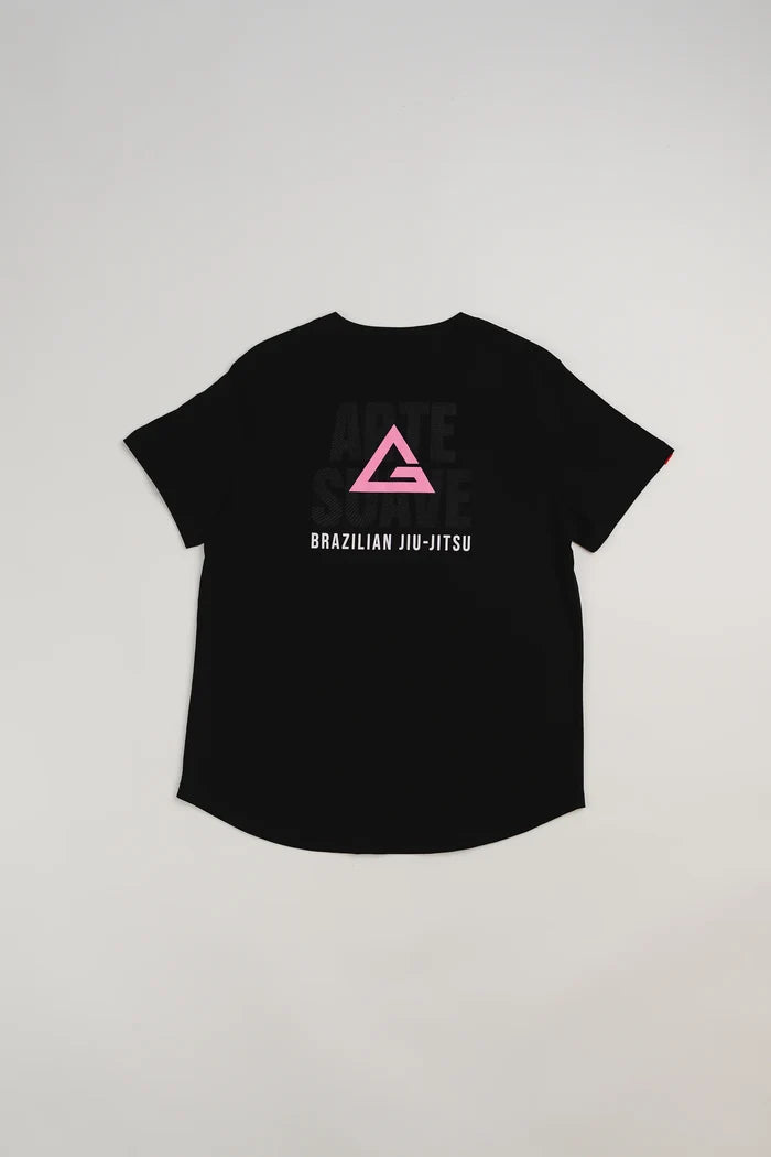 Arte Suave V2 Womens Tee - Black