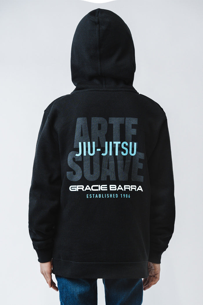 Arte Suave Youth Hoodie - Black
