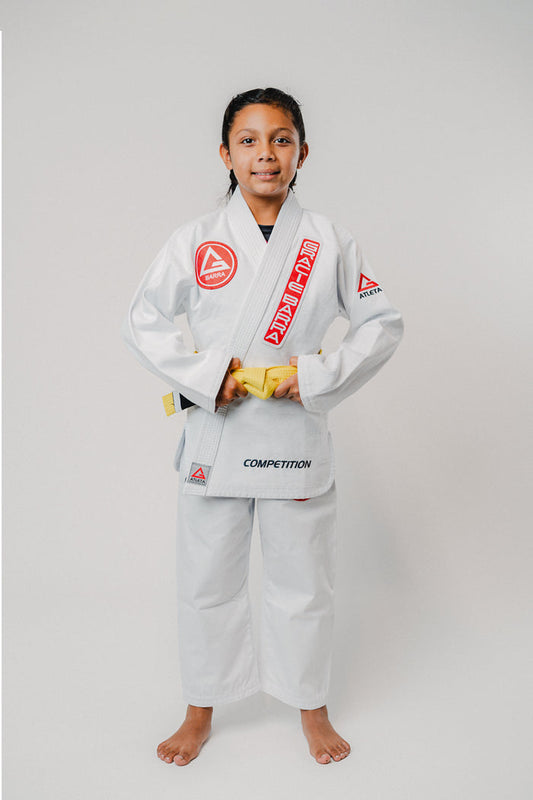 AtletaGB V4 Youth Kimono - White
