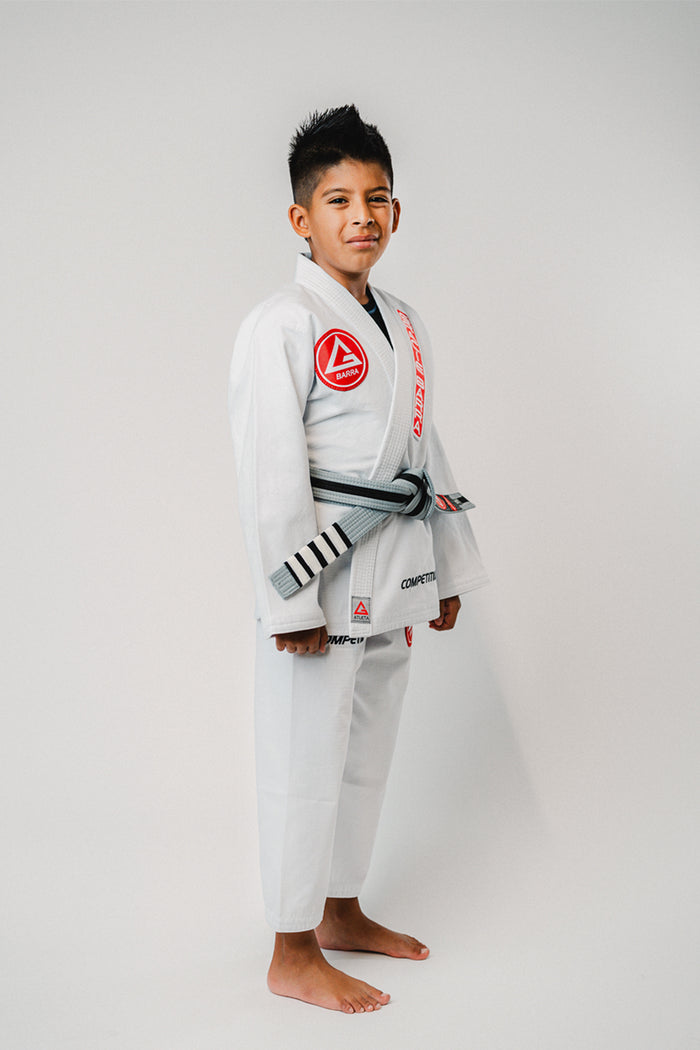 AtletaGB V4 Youth Kimono - White