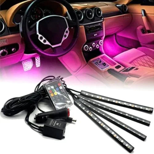 Atmosphere Car Decorative RGB LED Strips Lamps.