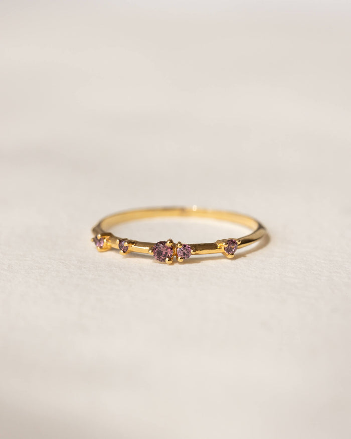 Aura Birthstone Confetti Ring