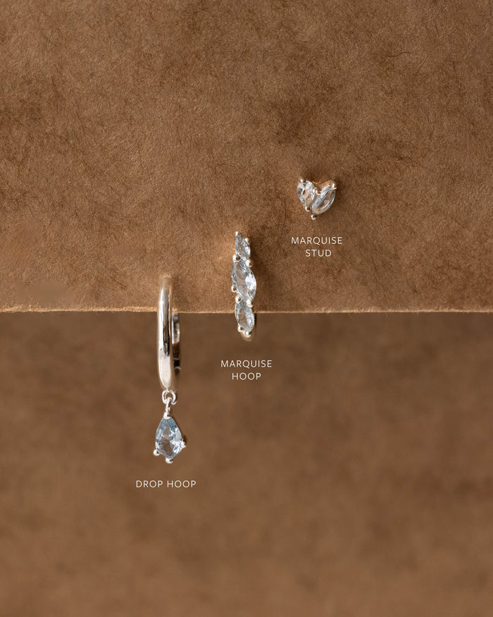 Aura Birthstone Earring Set