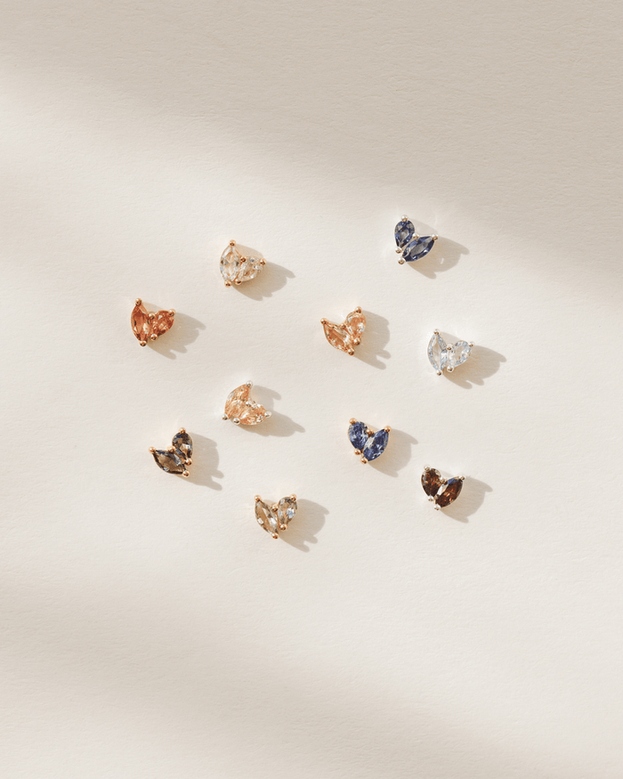 Aura Birthstone Earring Set