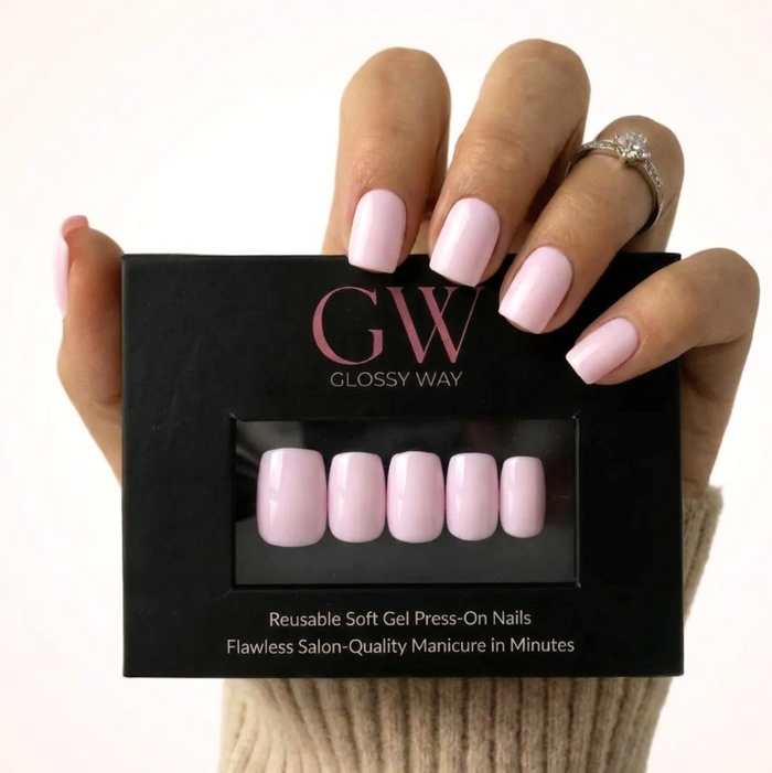 Baby Pink Press-On Nails