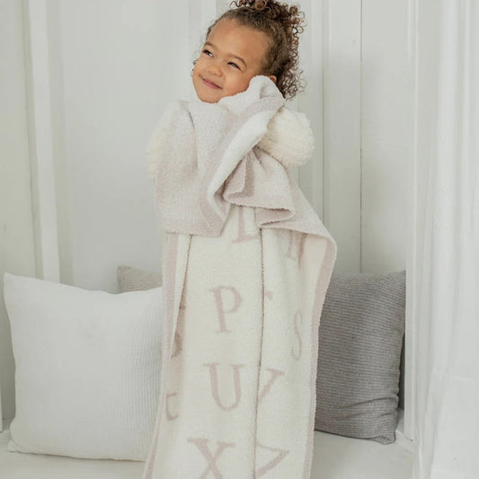 Barefoot Dreams CozyChic ABC Blanket