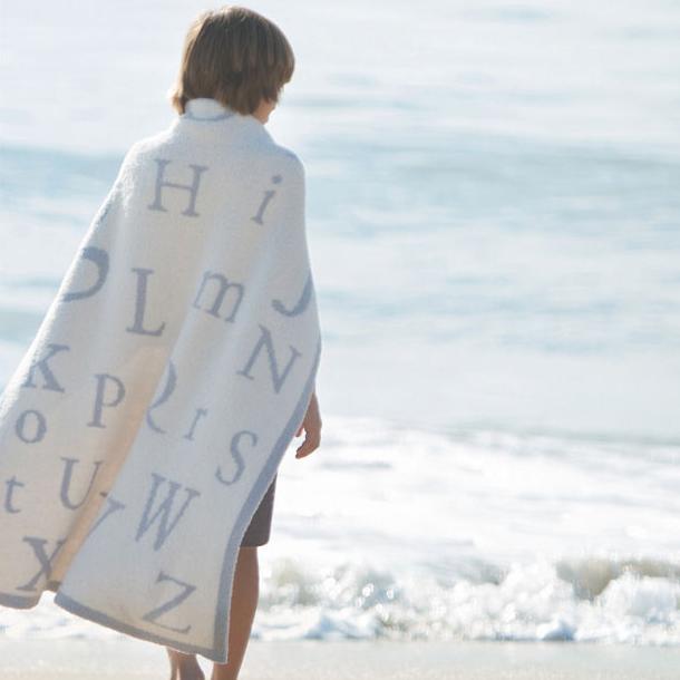 Barefoot Dreams CozyChic ABC Blanket