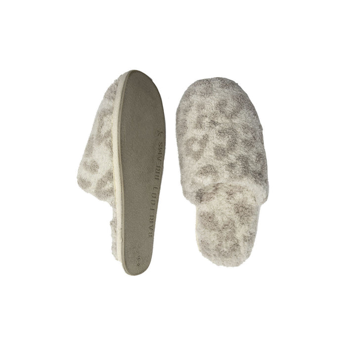 Barefoot Dreams CozyChic Women’s Barefoot In The Wild Slipper - Linen/Warm Gray
