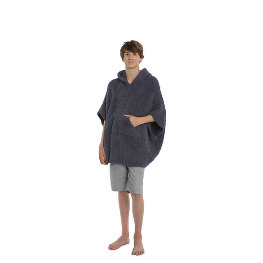 Barefoot Dreams CozyChic Youth Ribbed Cozy - One Size - Pacific Blue
