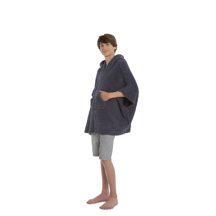 Barefoot Dreams CozyChic Youth Ribbed Cozy - One Size - Pacific Blue