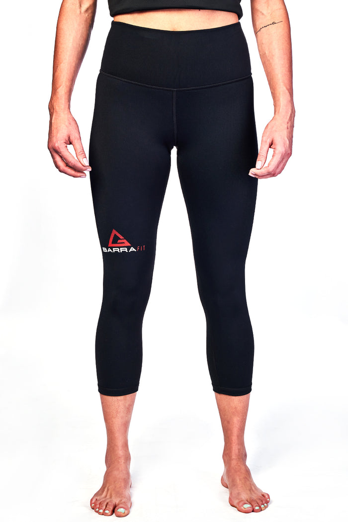 BARRA FIT Womens 3/4 Legging - Black