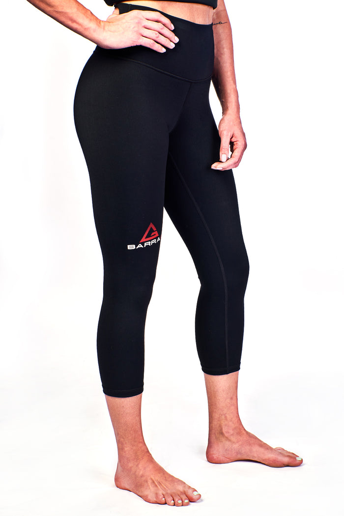 BARRA FIT Womens 3/4 Legging - Black