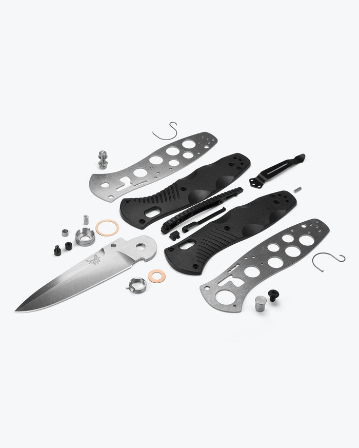 Benchmade Barrage 580 Exploded View - All Components and Parts Layout | Benchmade Knife Co.